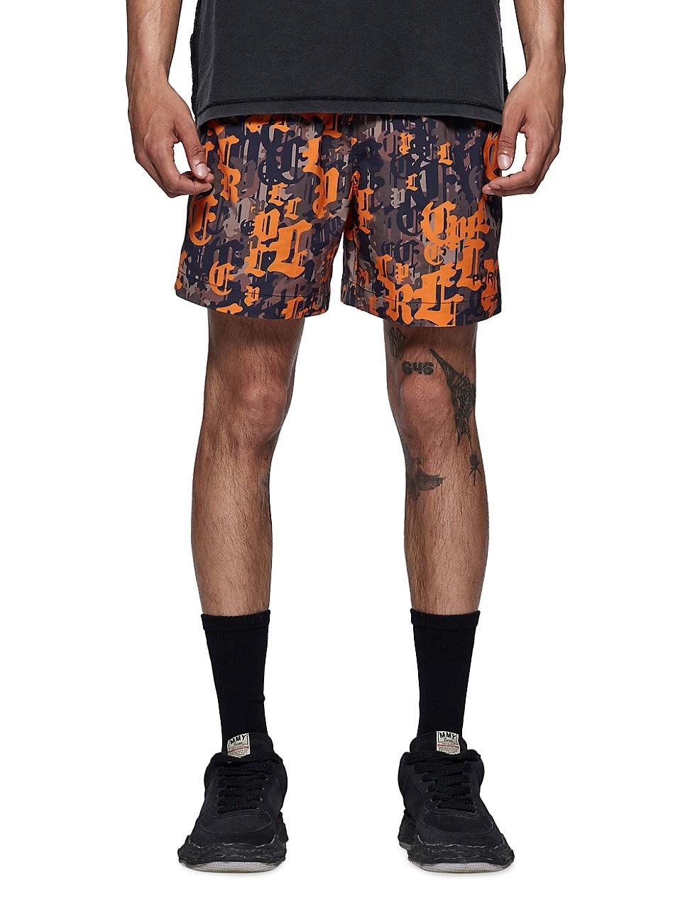 Mens All Round Printed Logo Shorts Product Image