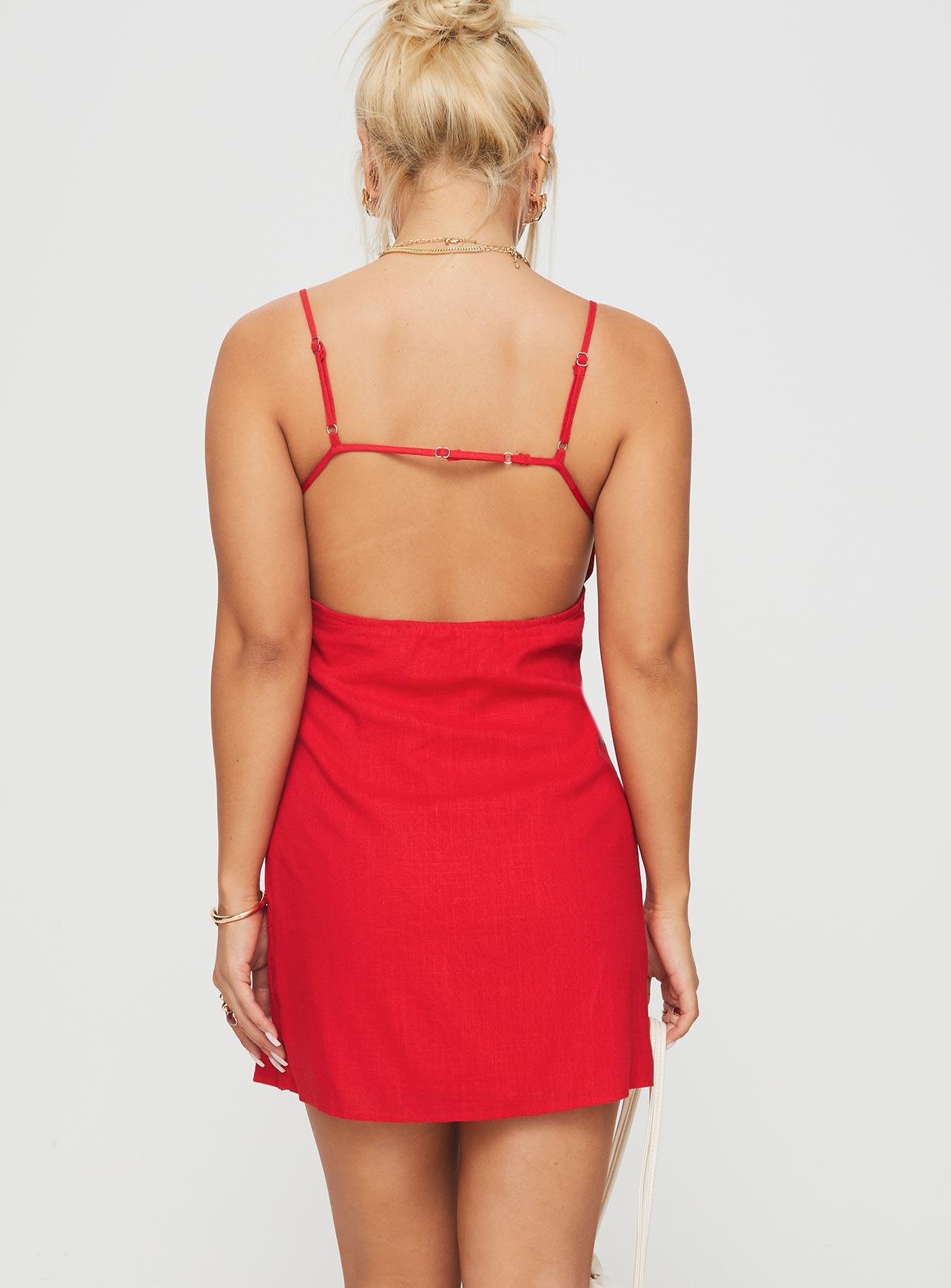Wurli Mini Dress Red Product Image