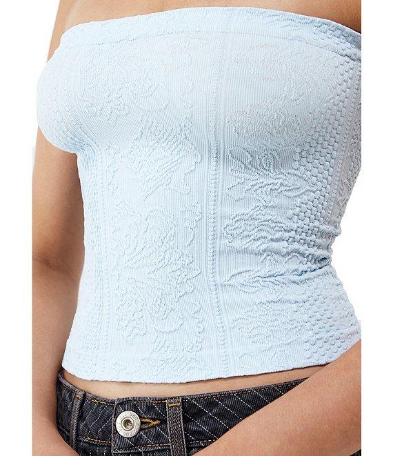 BDG Urban Outfitters Tapestry Knit Bandeau Top Product Image