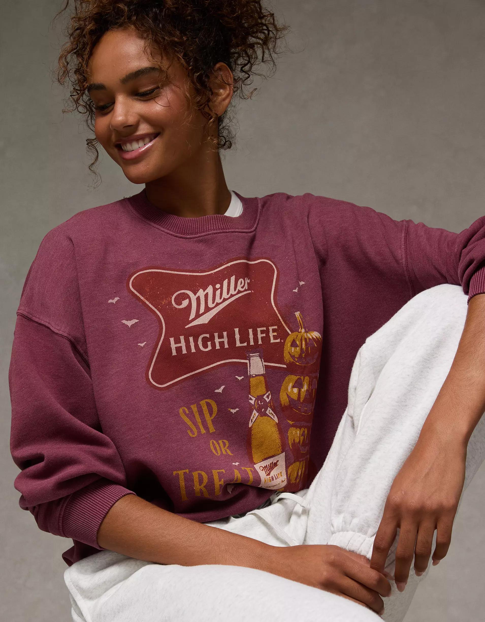 AE Halloween Graphic Sweatshirt Product Image