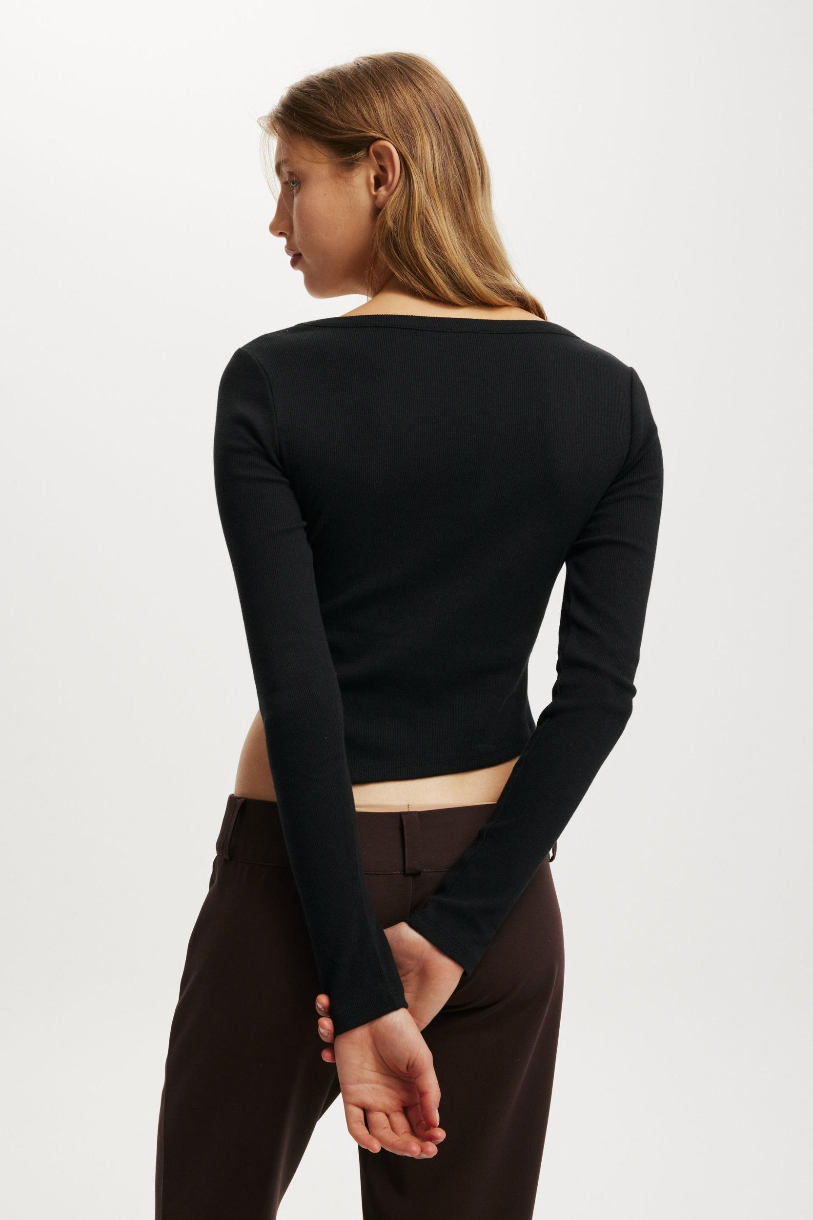 Amelia Asymmetric Long Sleeve Top Product Image