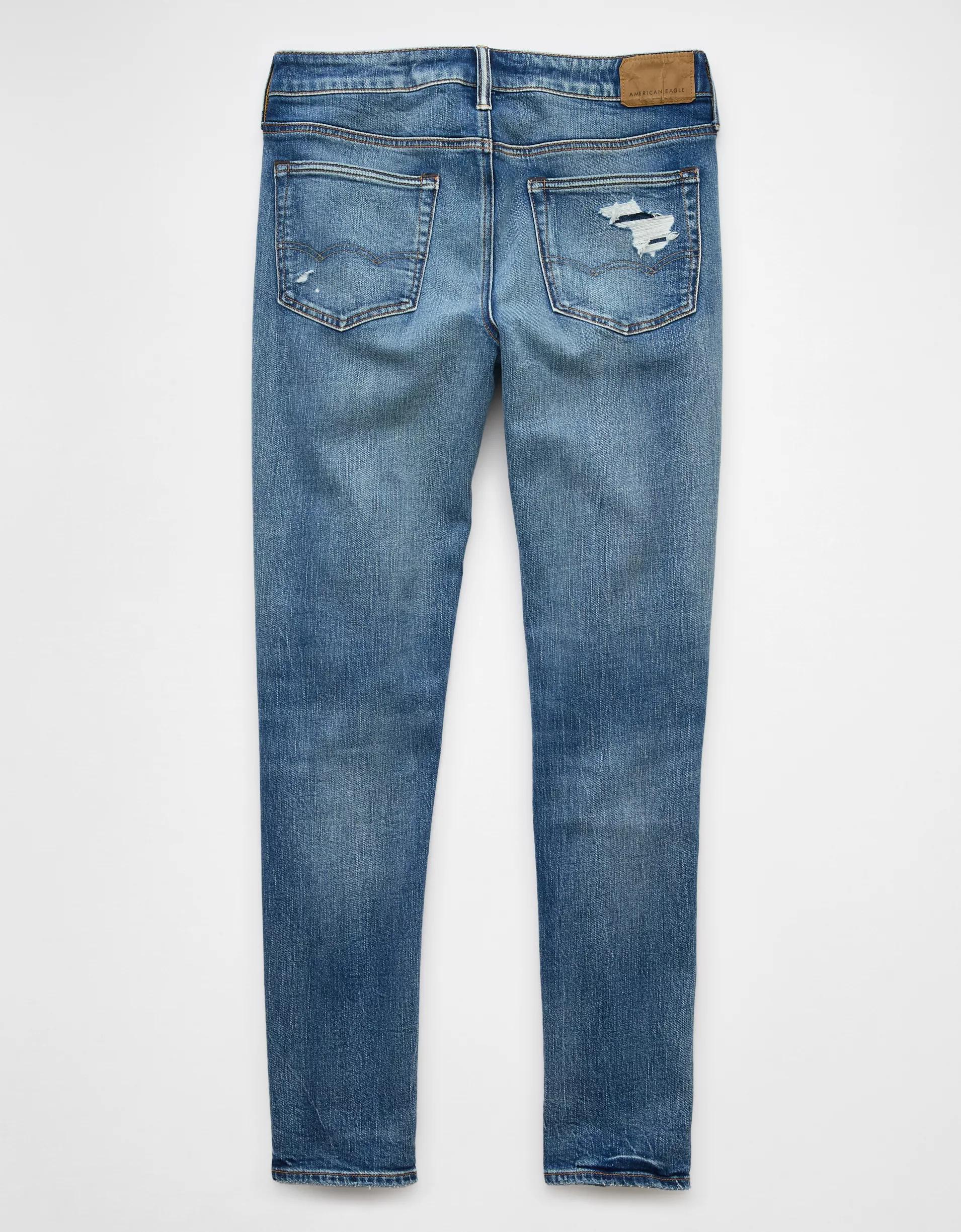 AE AirFlex+ Patched Skinny Jean Product Image