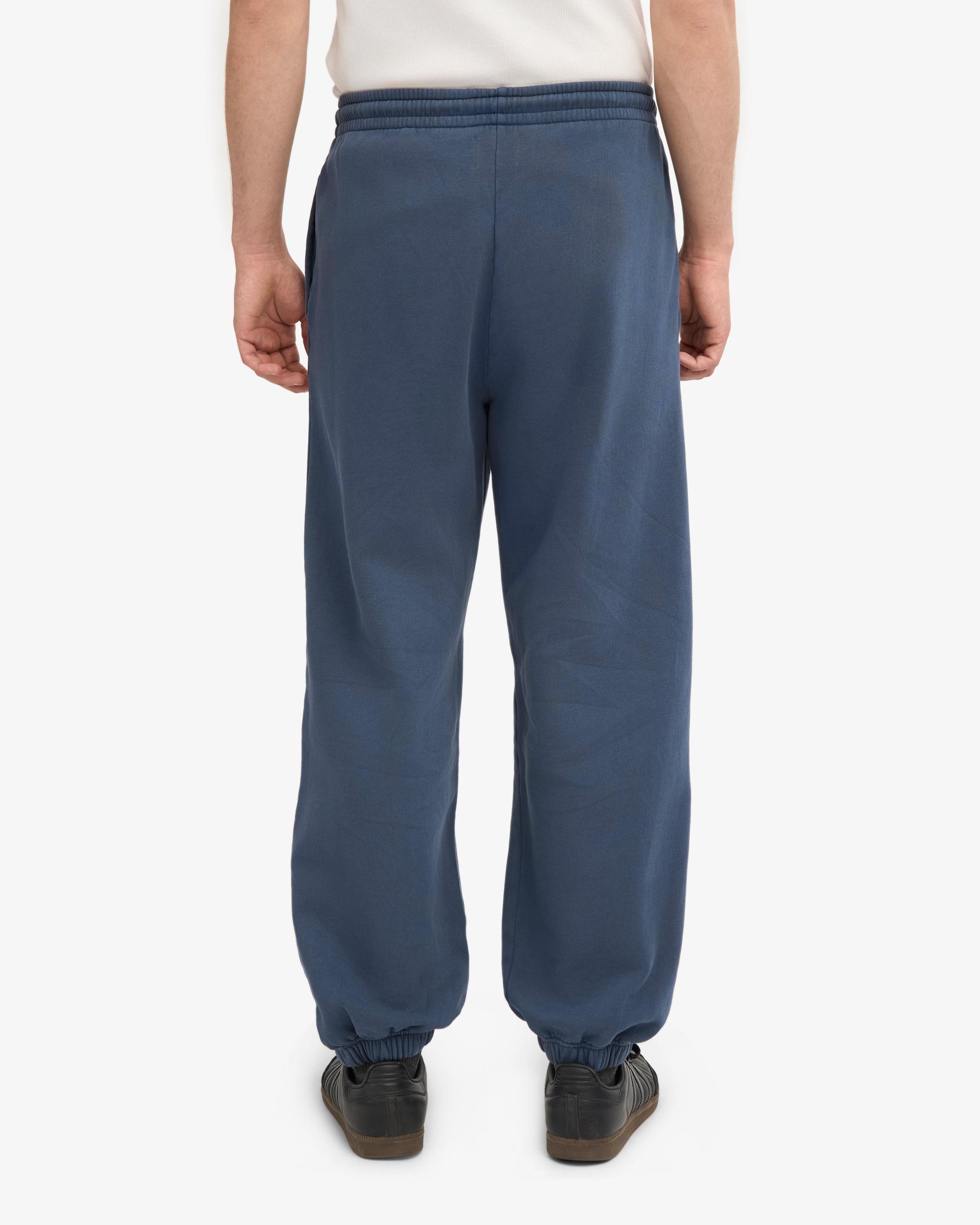 Organic Relaxed Sweatpants - Petrol Blue Product Image