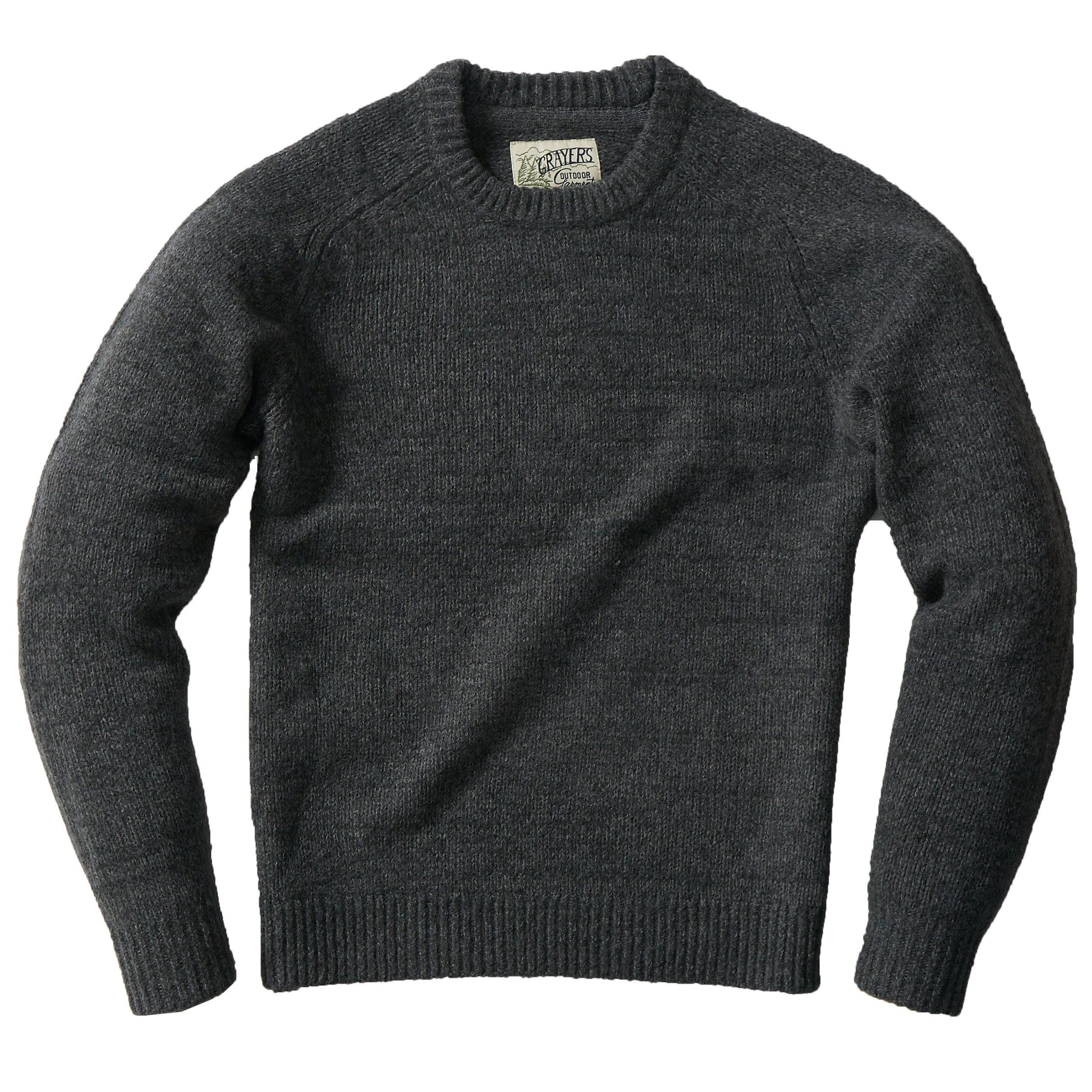 Collegiate Sweater Crew - Charcoal Product Image