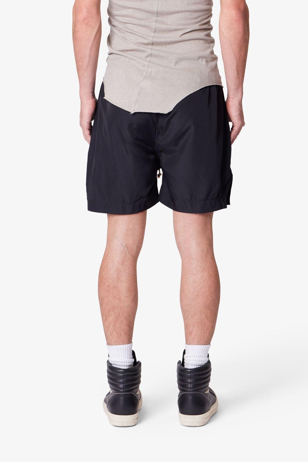 Lightweight Zippered Shorts - Black Product Image