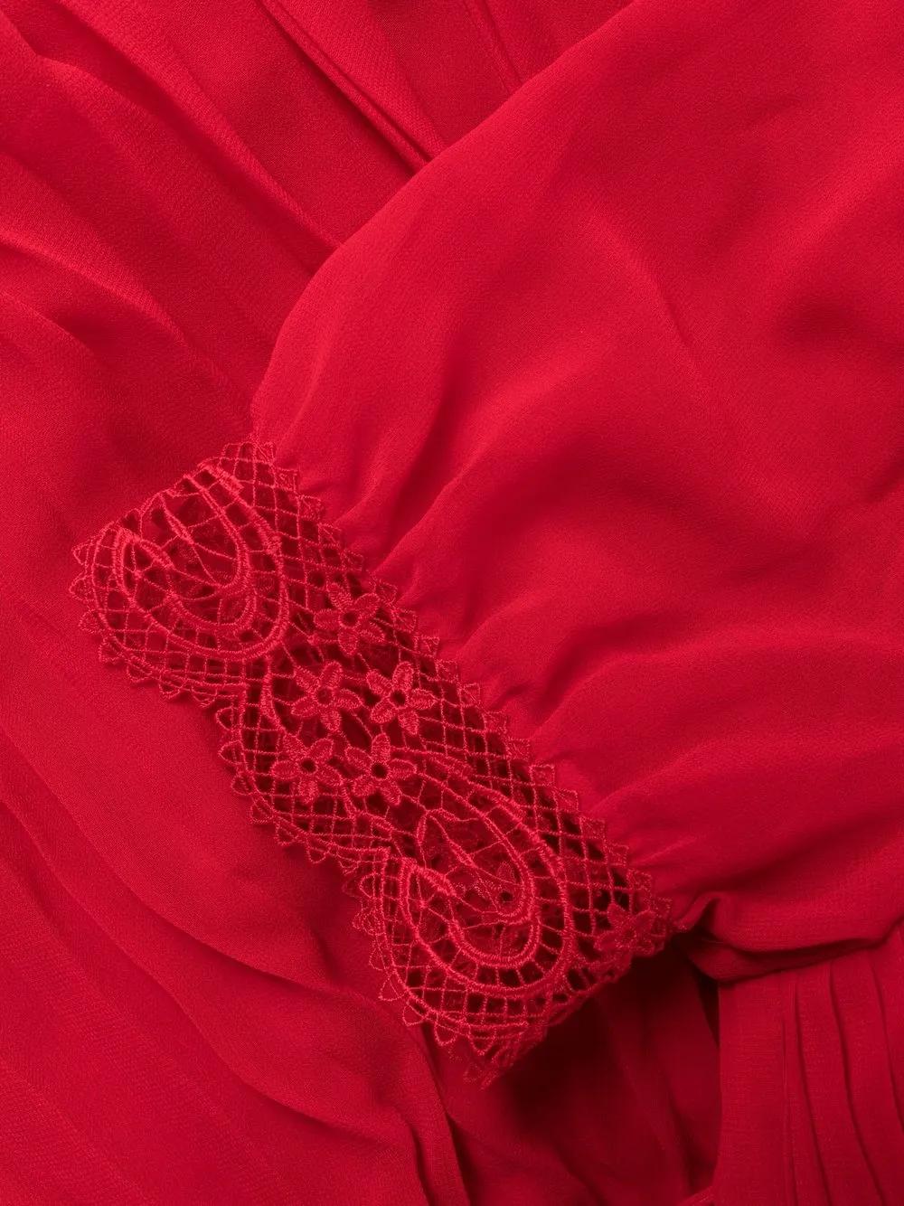 lace-trim A-line minidress Product Image