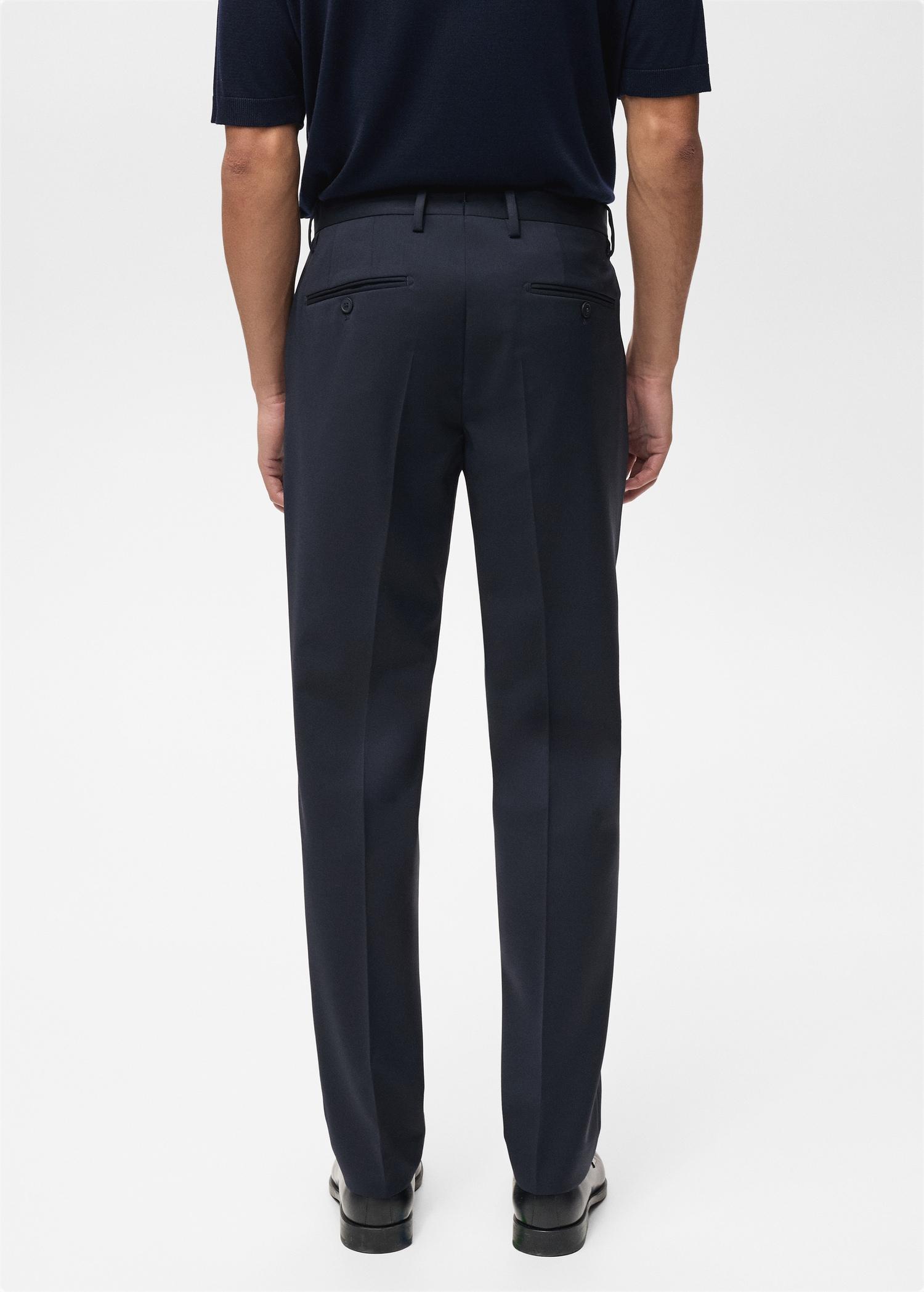 Cool wool suit pants - Men | MANGO USA Product Image
