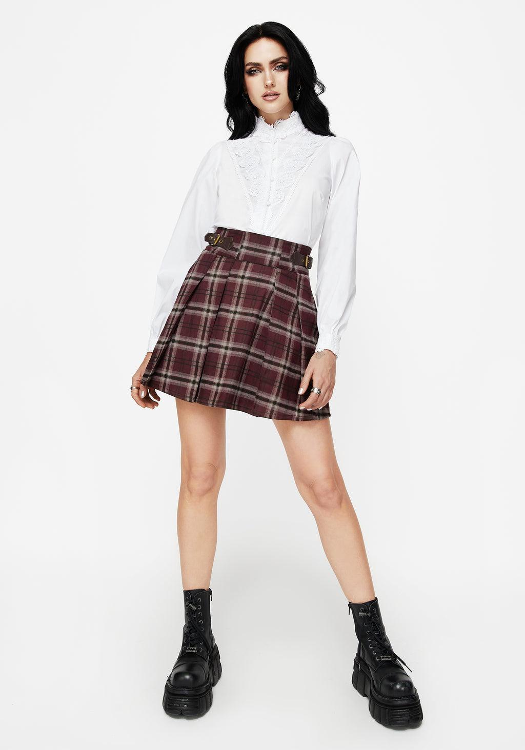 Morgaine Lace Detail Button Up Shirt - White Product Image