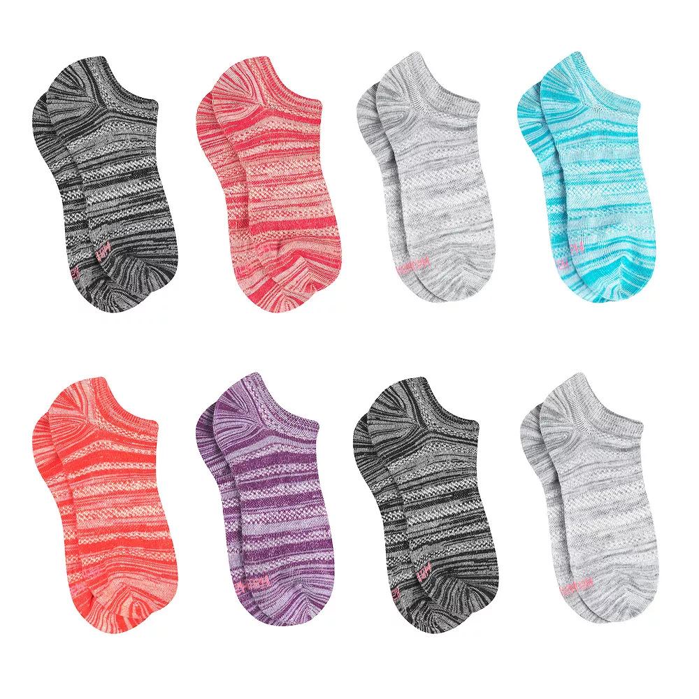 Women's Hanes® 8 Pairs Ultimate Moisture Wicking No Show Socks - HWUBS8,  Product Image