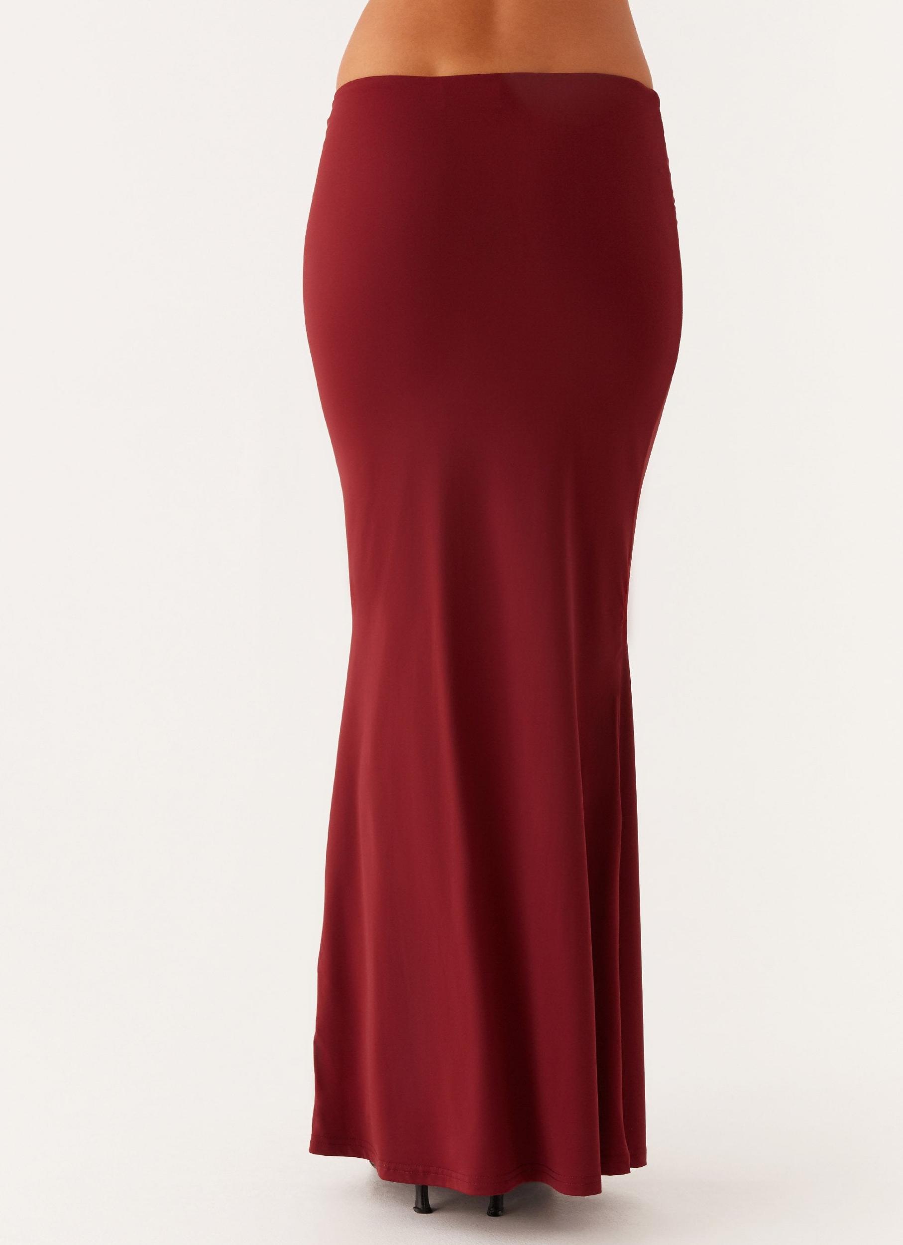 Alix Maxi Skirt - Mulberry Product Image