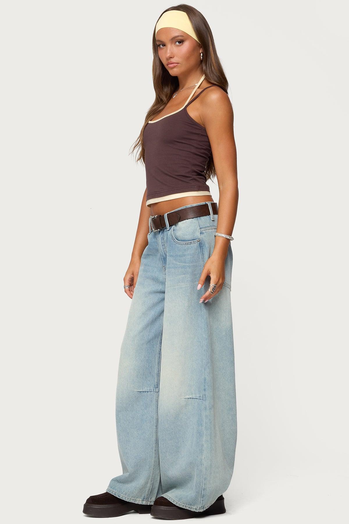 Roya Layered Halter Tank Top Product Image