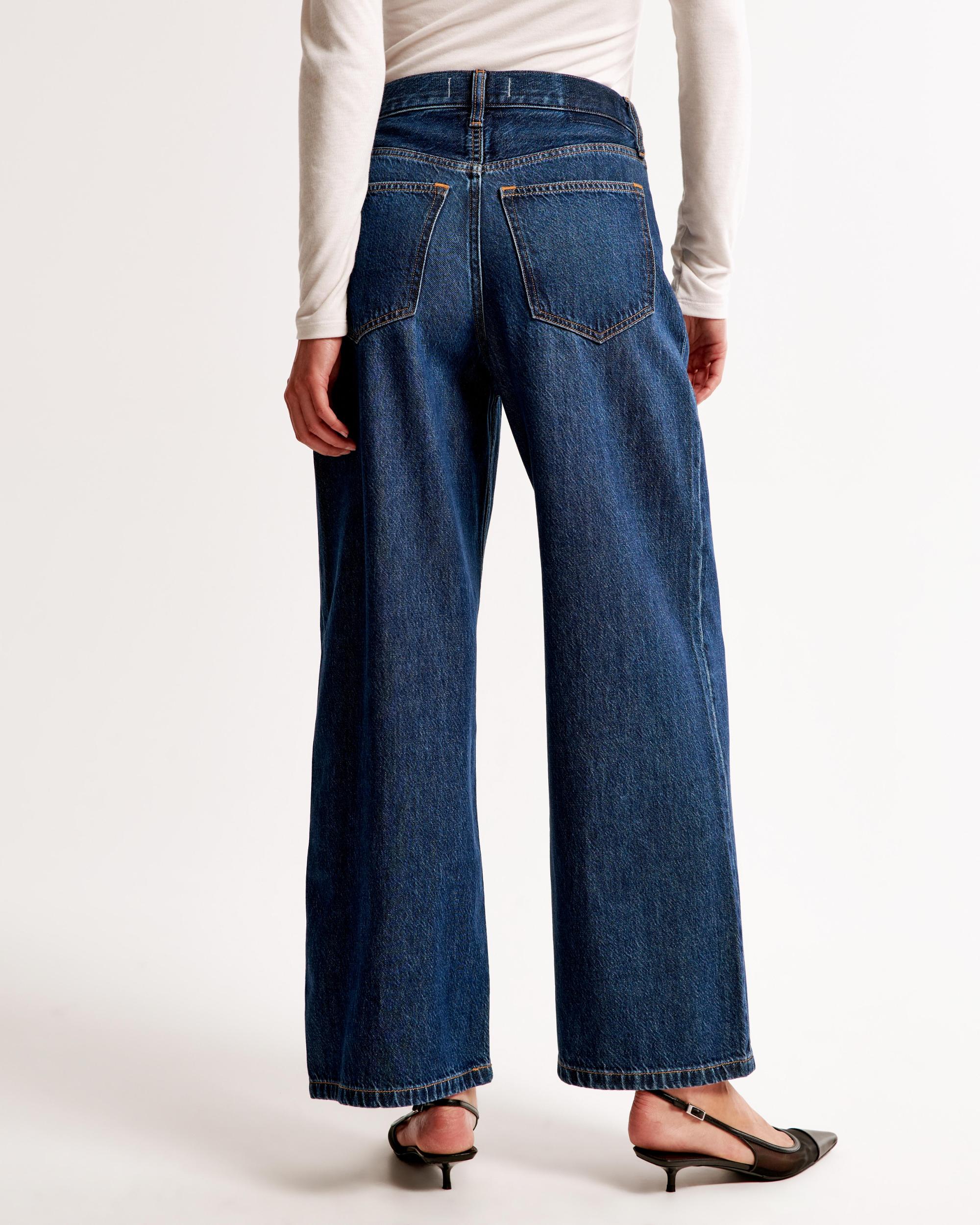 High Rise Cropped Wide Leg Jean Product Image
