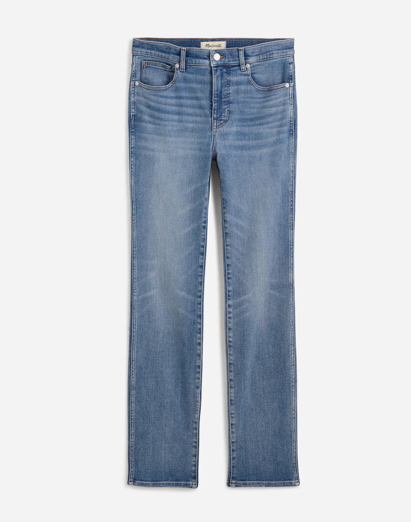 Petite High-Rise Stovepipe Jeans in Ashland Wash Product Image