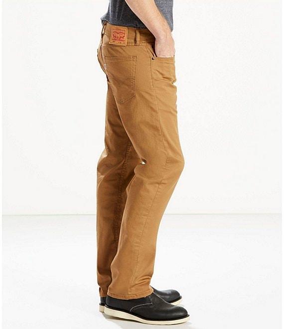 Levi's® 505™ Straight-Fit Stretch Slub Twill Jeans Product Image