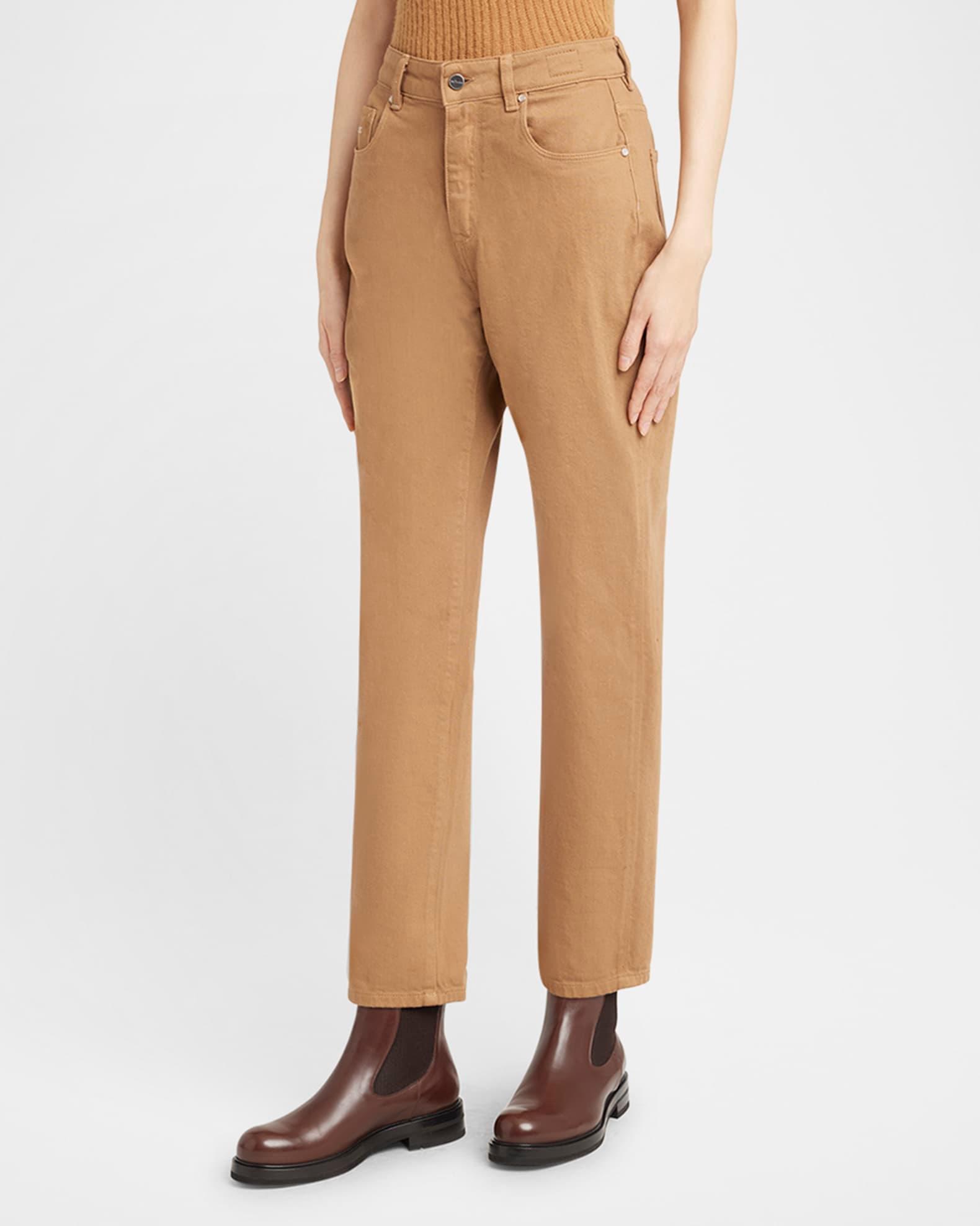 Mid-Rise Tapered-Leg Ankle Jeans Product Image