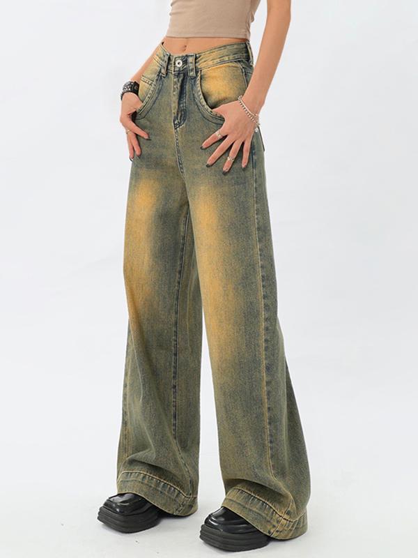 Distressed Denim Loose Boyfriend Jean Product Image