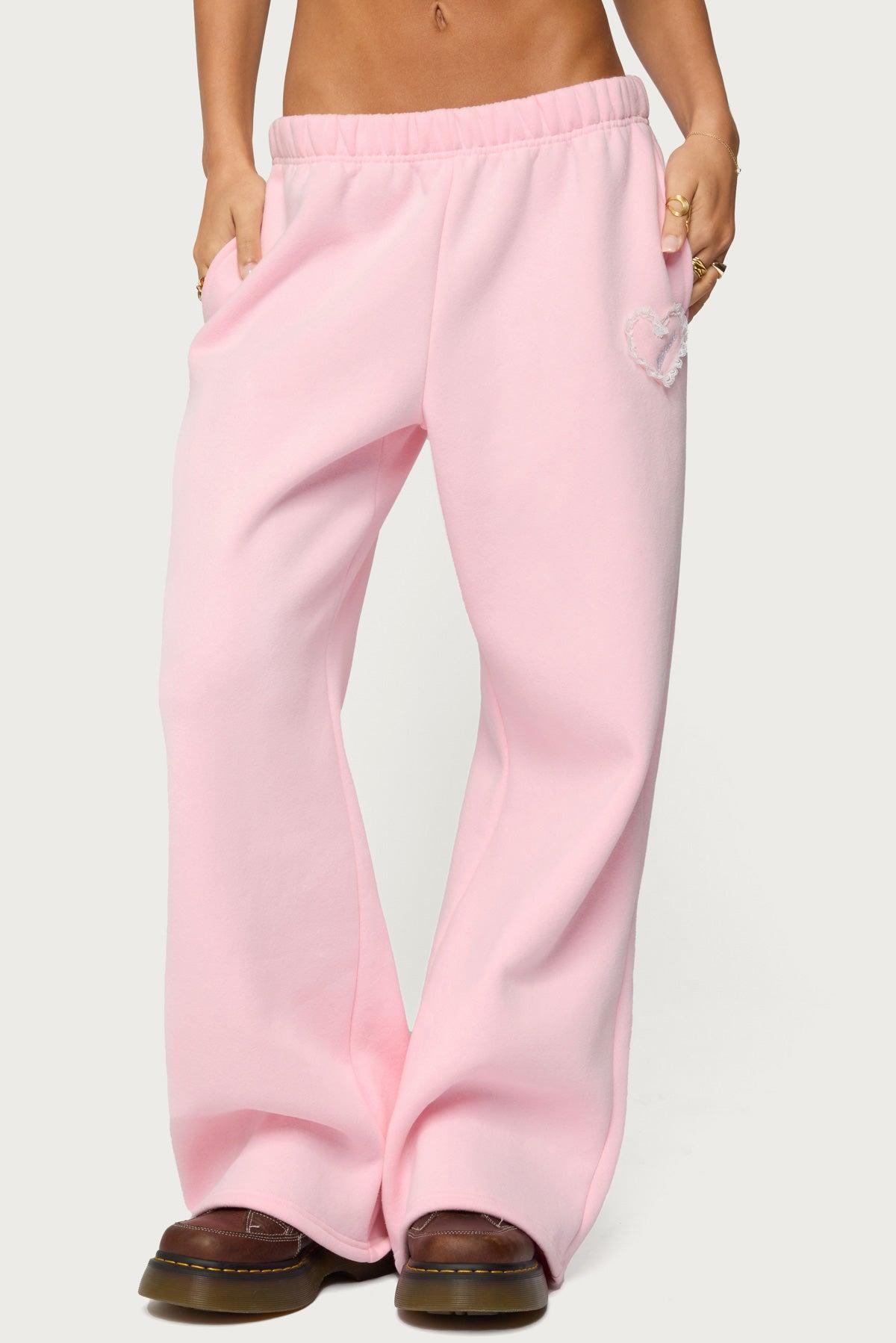 Love Edikted Wide Leg Sweatpants Product Image