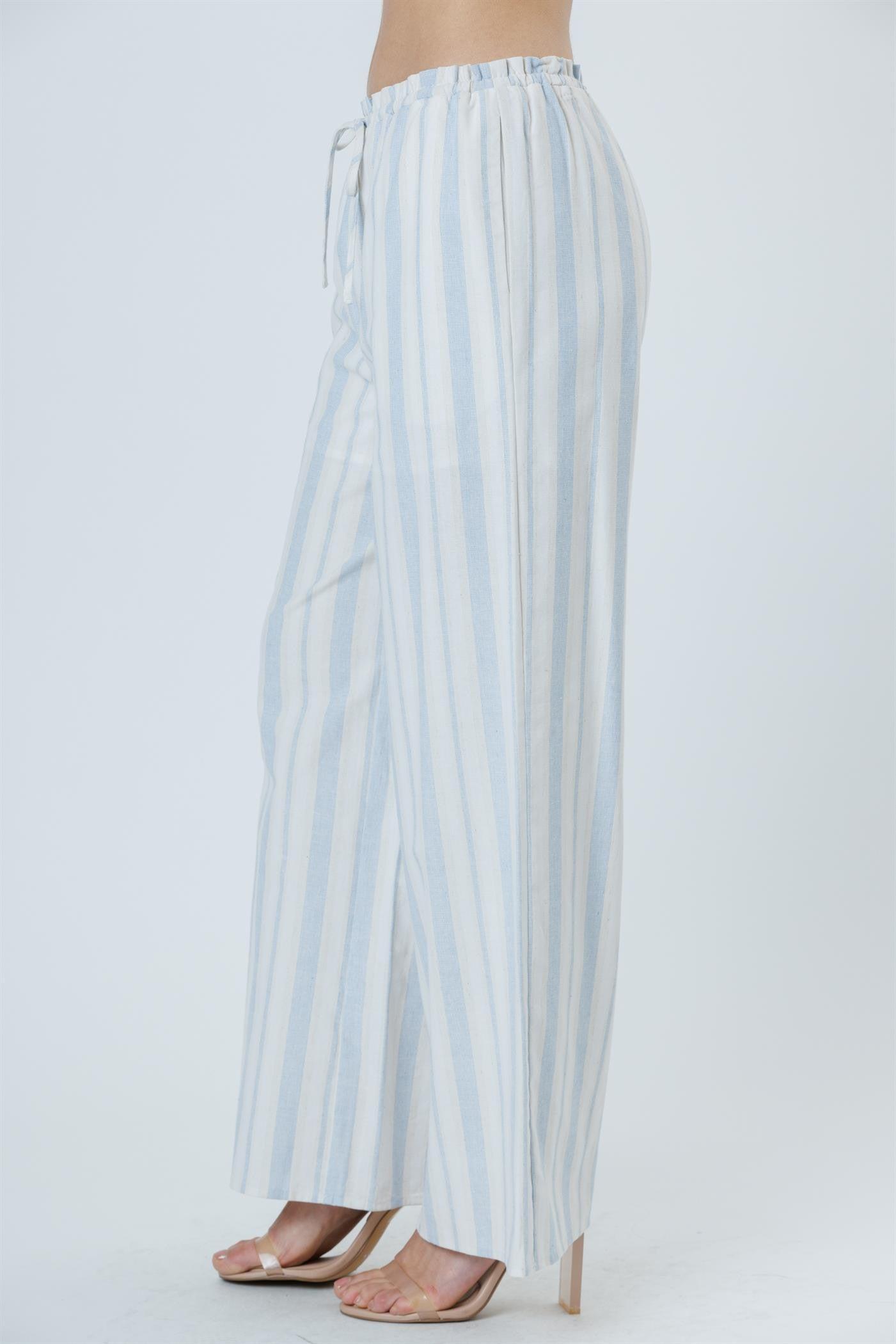 Santorini Striped Halter Top Product Image