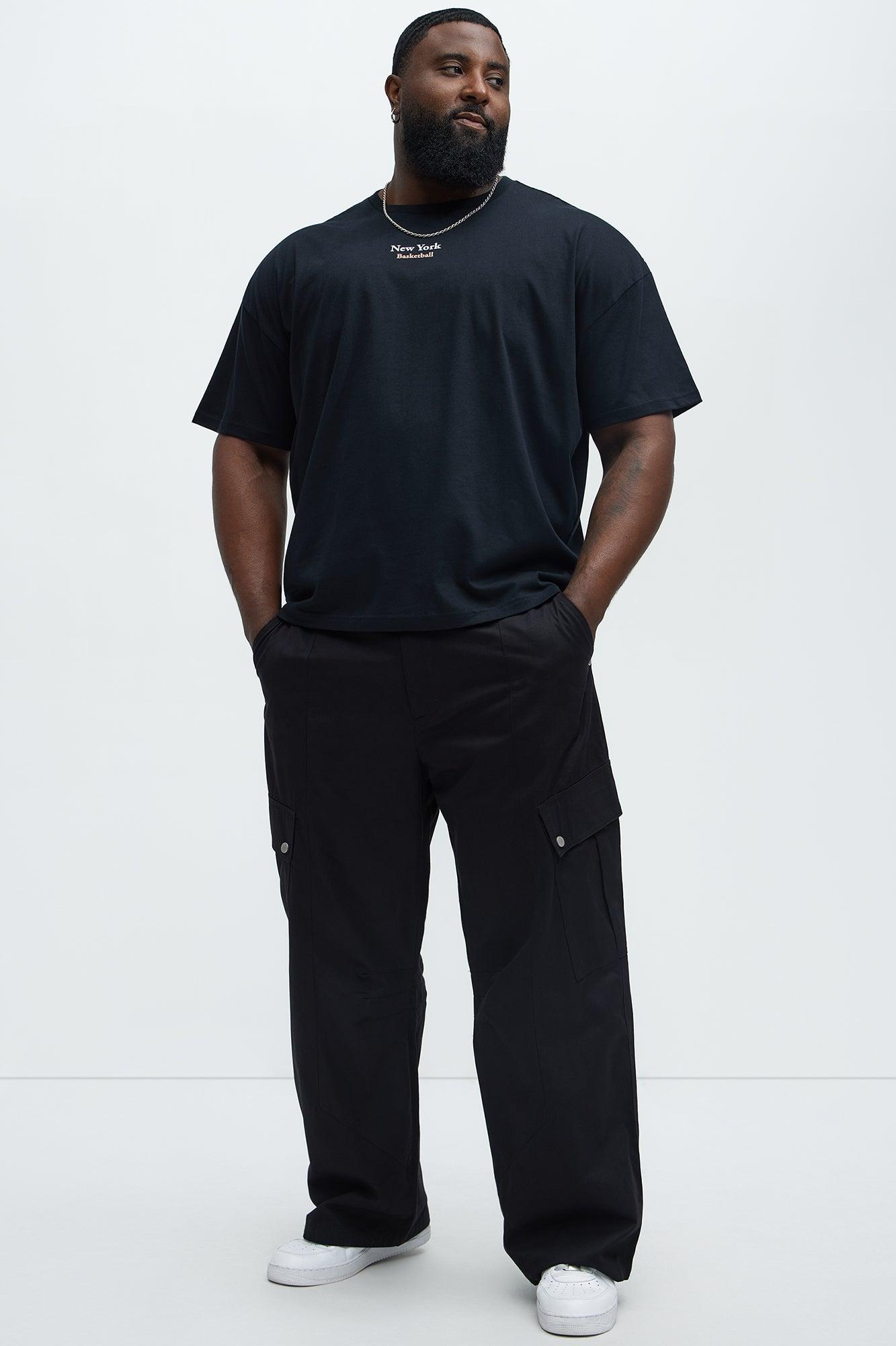 New York Basketball Oversized Short Sleeve Tee - Black Product Image