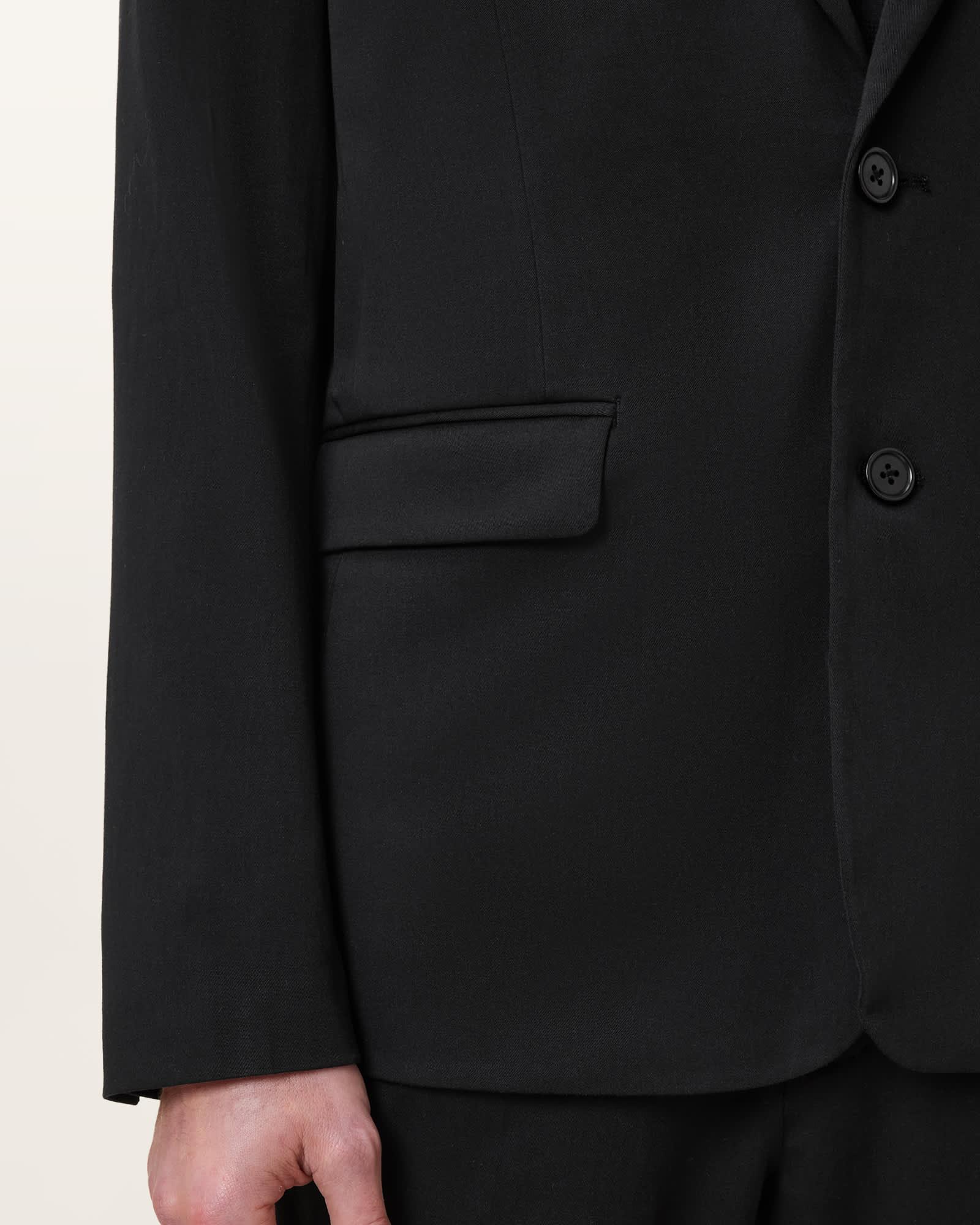 Bay Slim Fit Blazer Black | ALLSAINTS US Product Image