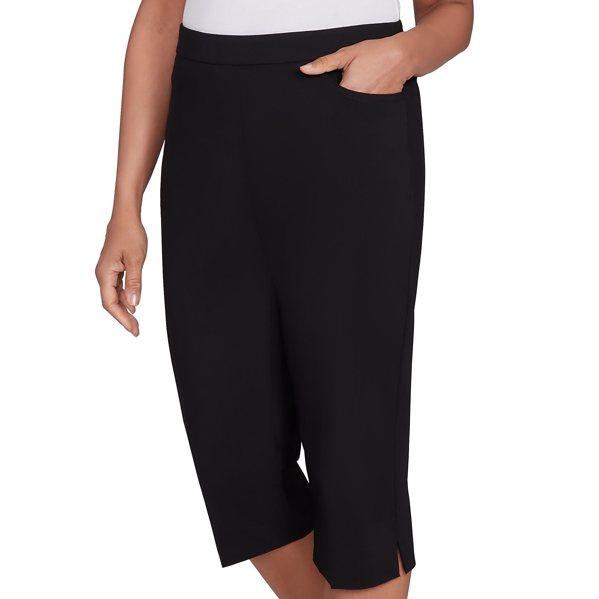 Alfred Dunner Women's Allure Stretch Clamdigger Pant Product Image