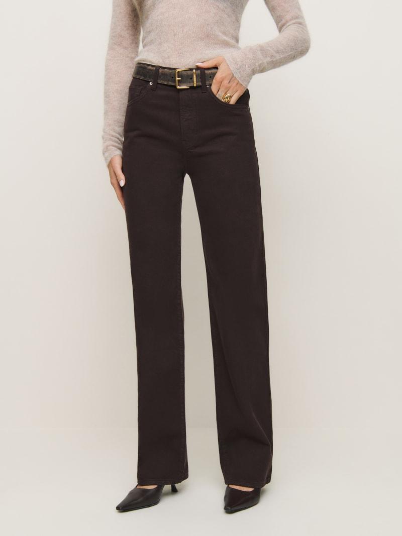 Val 90s Mid Rise Straight Jeans Product Image