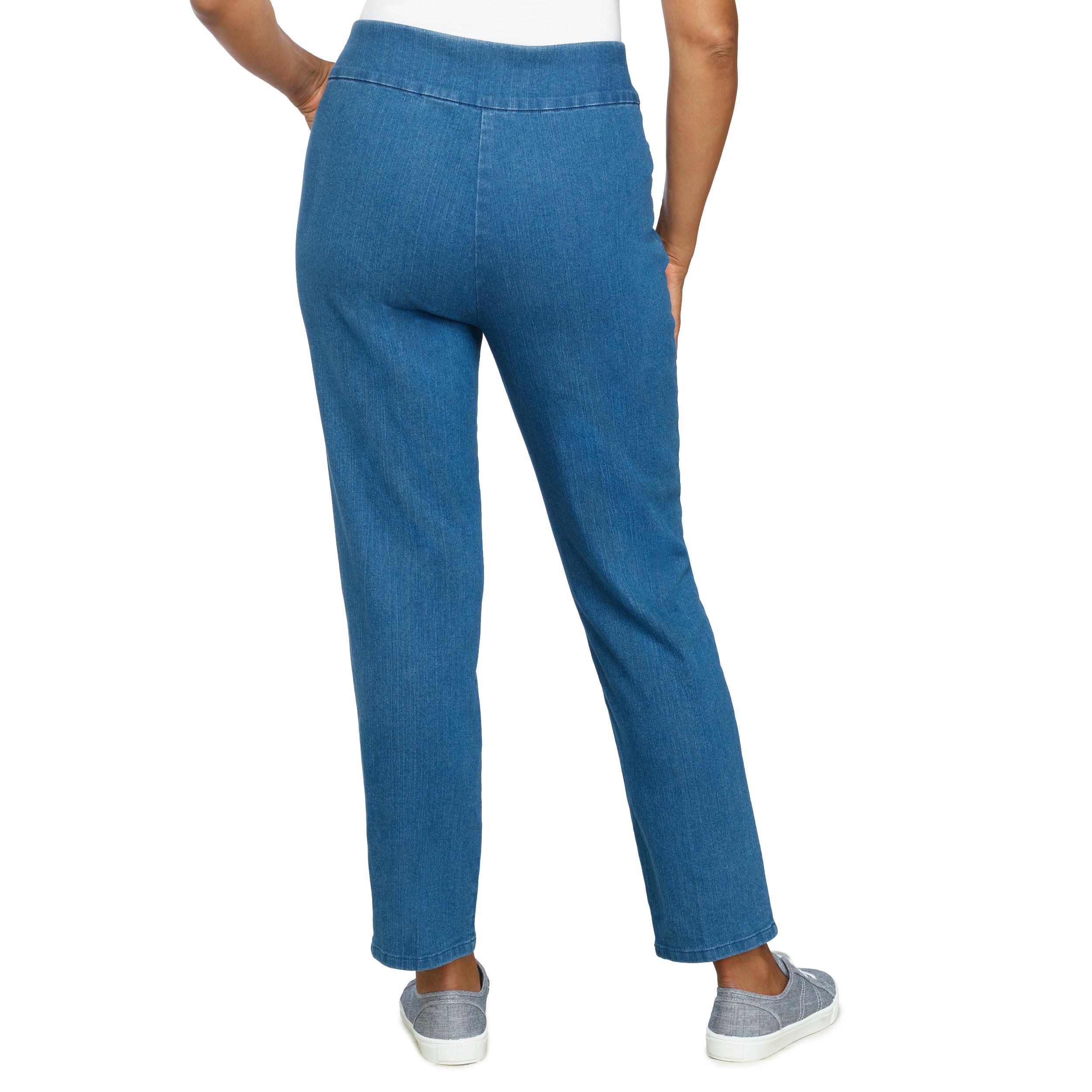 Alfred Dunner Women's Super Stretch Mid- Rise Average Length Pant Product Image