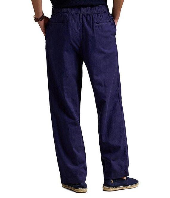 Polo Ralph Lauren Relaxed Fit Linen-Cotton Pants Product Image
