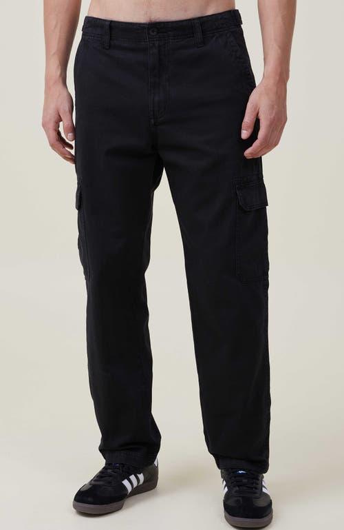 Cotton On Men's Tactical Cargo Pant in Jet Black Herringbone at Nordstrom, Size 26 Product Image