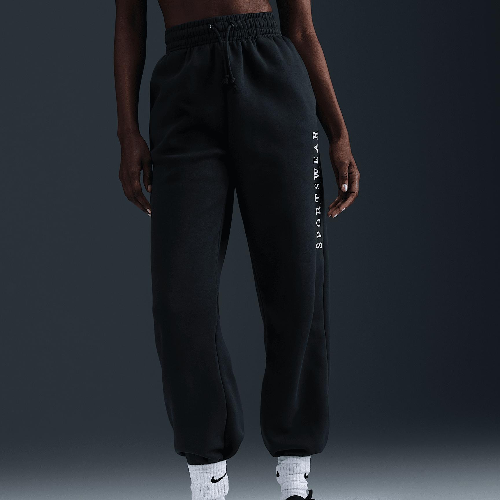 Womens Nike Sportswear Phoenix Fleece High-Waisted Oversized Sweatpants | HV4669-010 Product Image