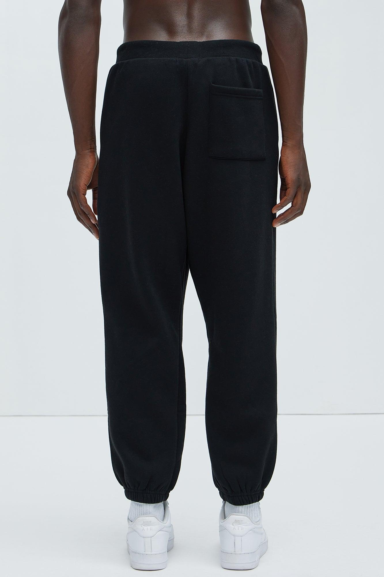 Tyson Relaxed Gusset Jogger - Black Product Image