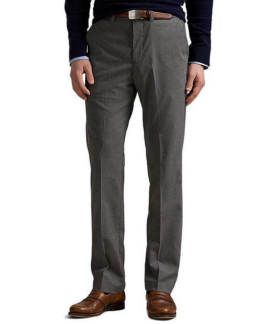 Polo Ralph Lauren Weekday Solid Flat Front Stretch Pants Product Image