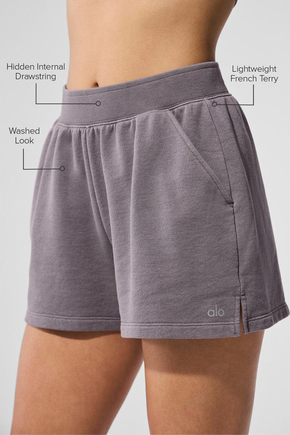 Washed Low Key Sweat Short - Cool Grey Wash Product Image