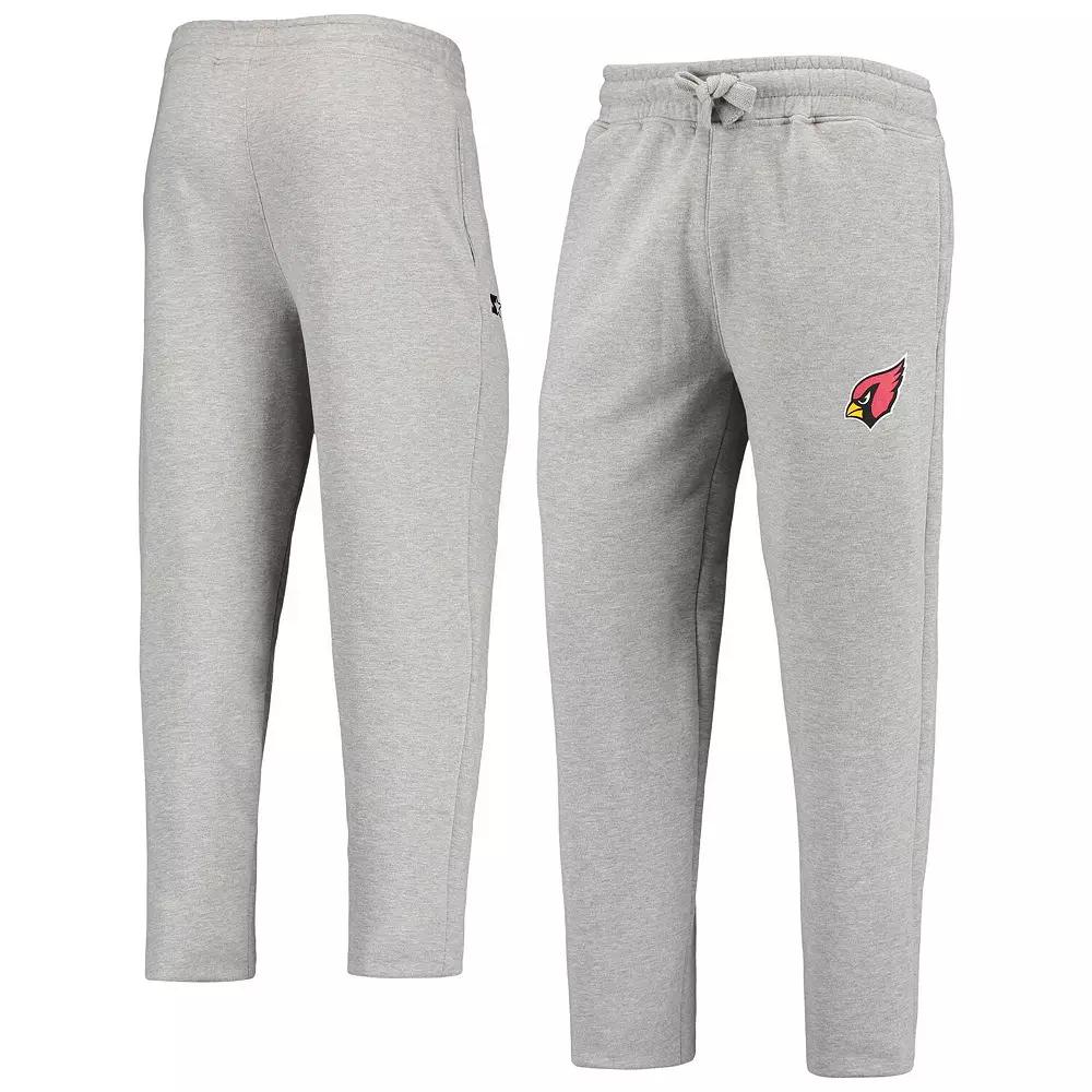 Men's Gray Arizona Cardinals Starter Option Run Sweatpants, Size: XL, Grey Product Image