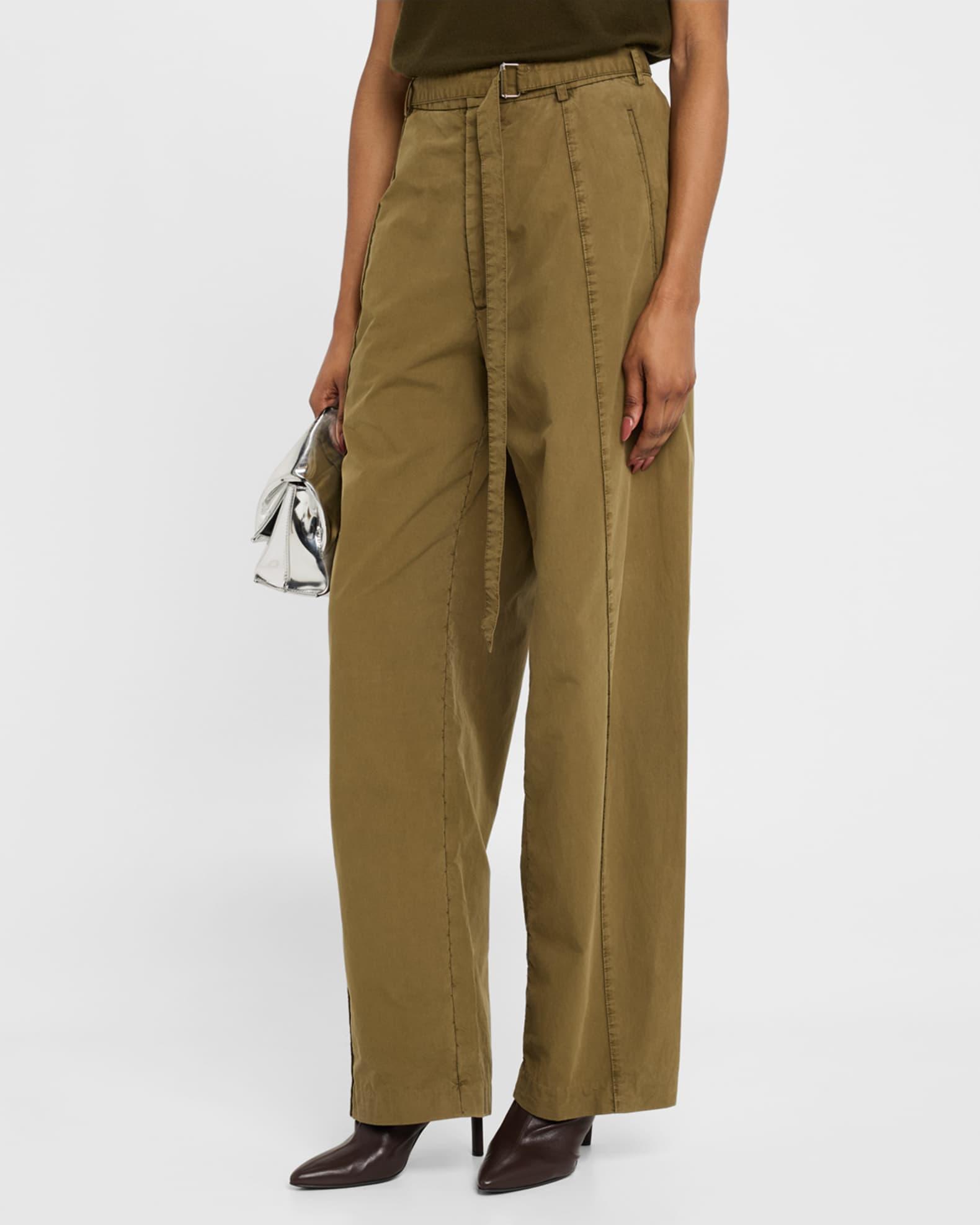 Belted Drop Waist Pants Product Image