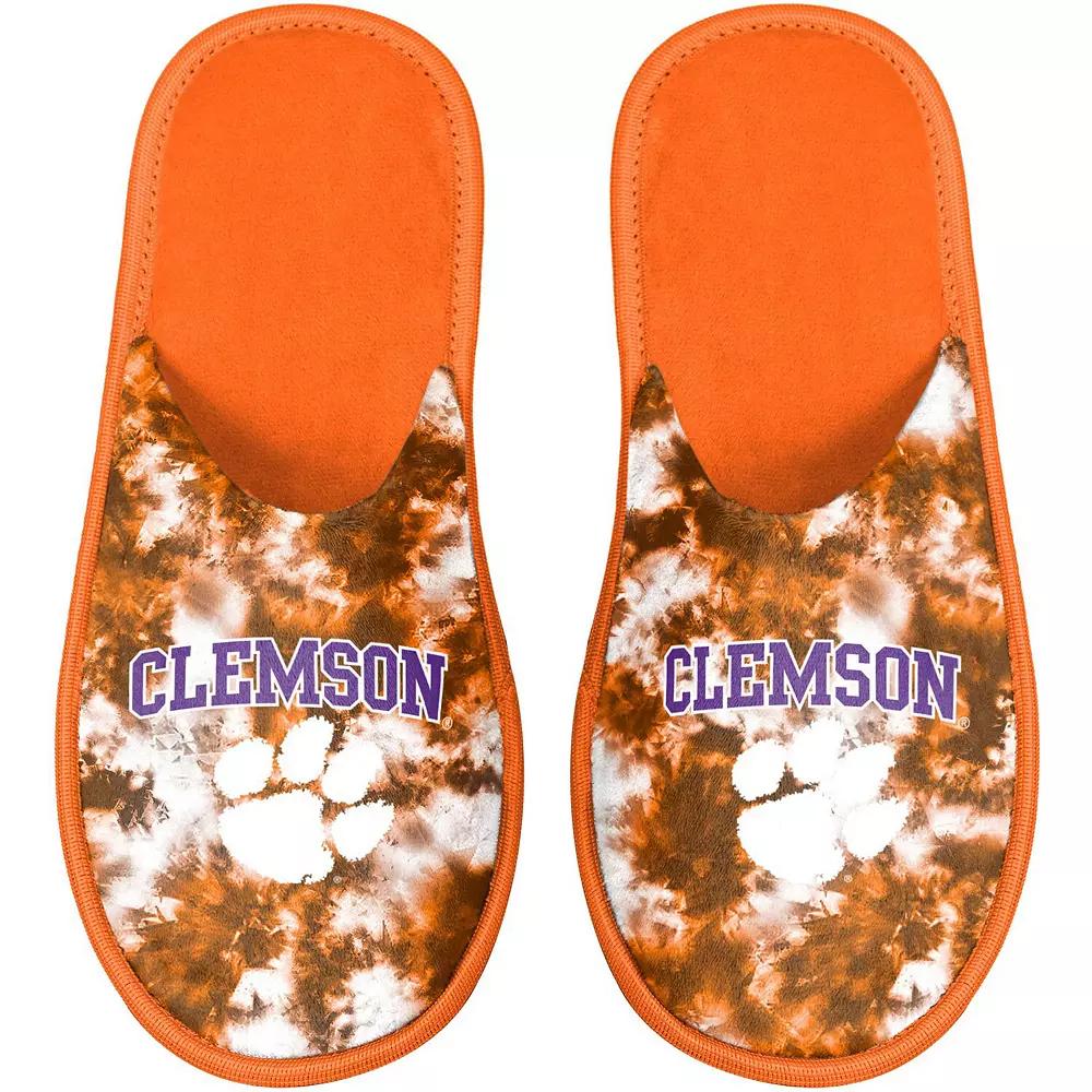 Women's FOCO Clemson Tigers Iconic Logo Scuff Slippers,  Product Image
