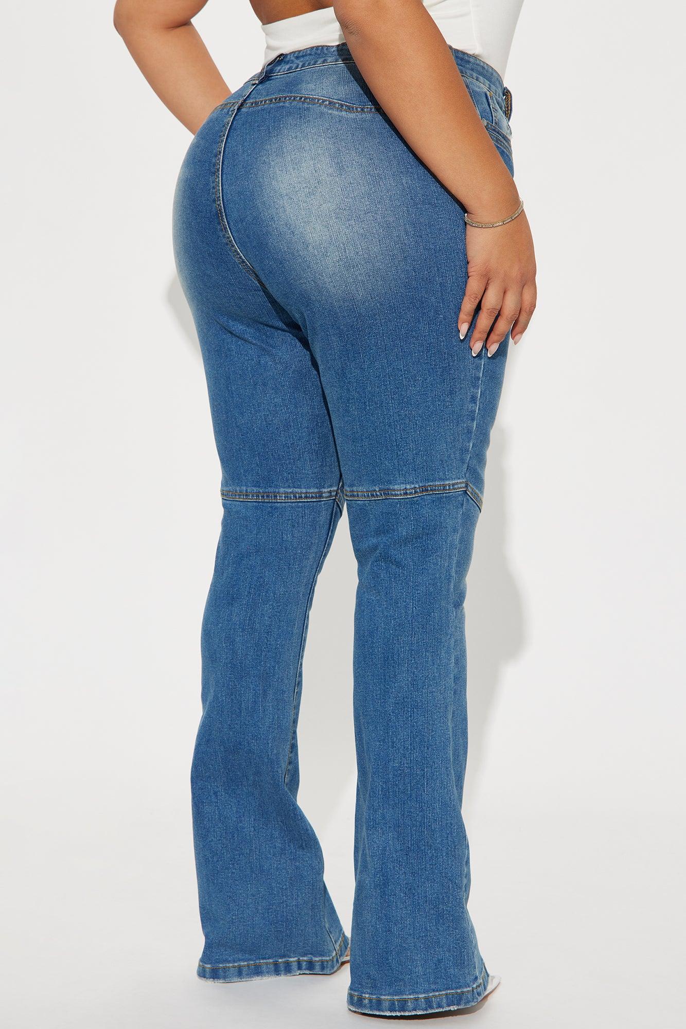 Camila Stretch Bootcut Jeans - Medium Wash Product Image