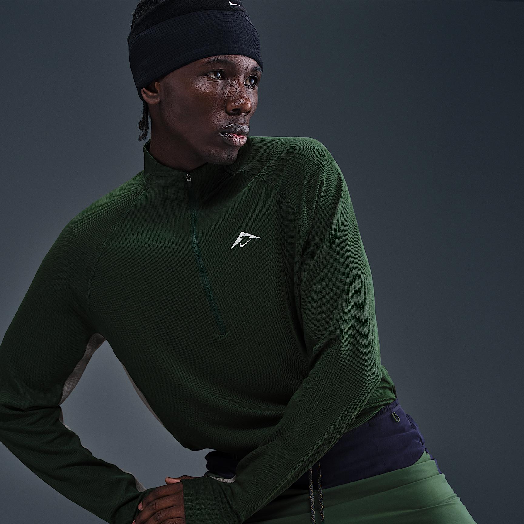 Nike Mens Trail Dri-FIT 1/2-Zip Mid Layer Top | FV9994-323 Product Image