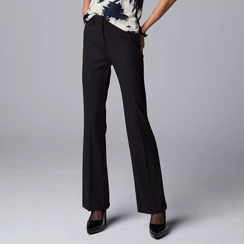 Women's Simply Vera Vera Wang High-Rise Flare Pants,  Product Image