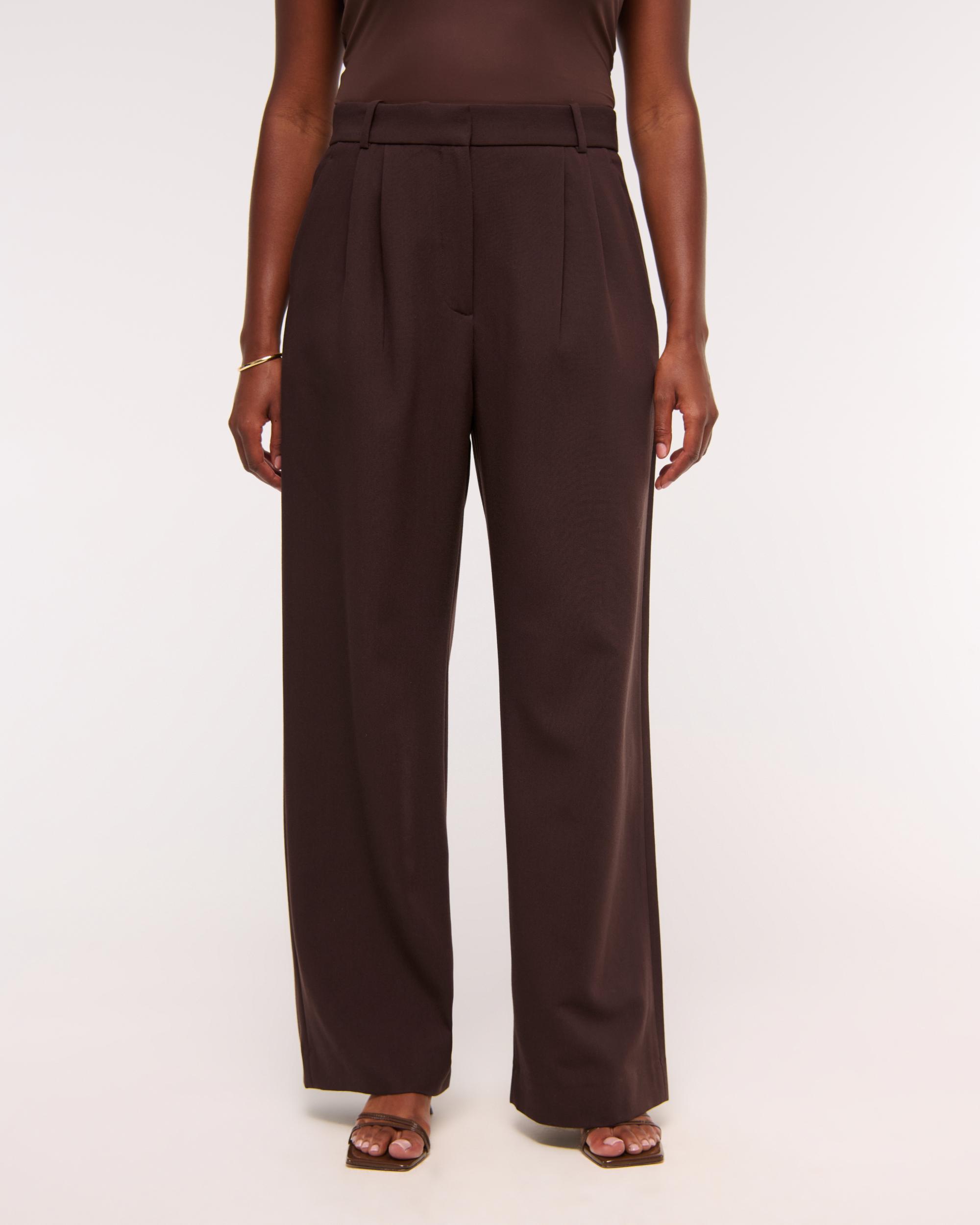 A&F Sloane Tailored Wide Leg Pant Product Image