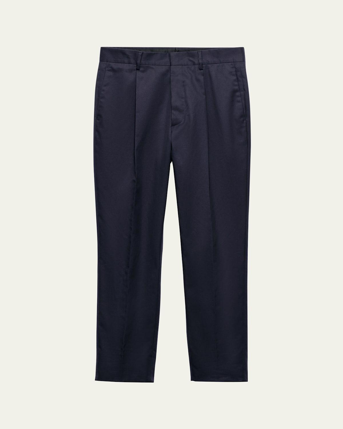 Mens Pleated Twill Pants Product Image