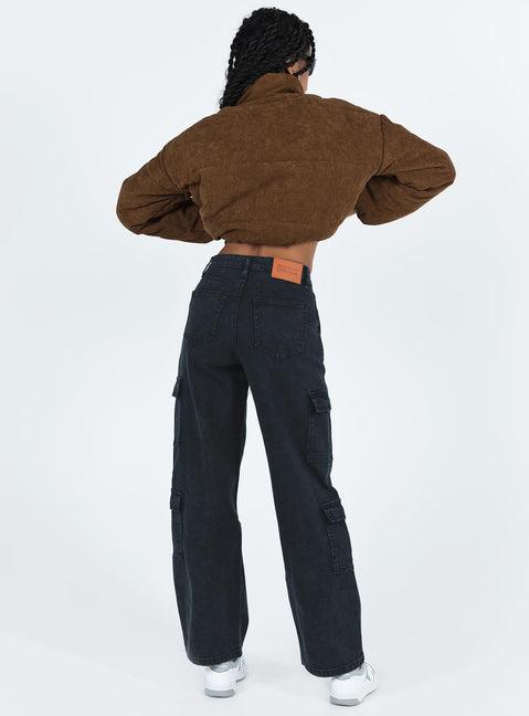 Nosita Cargo Jeans Black Product Image
