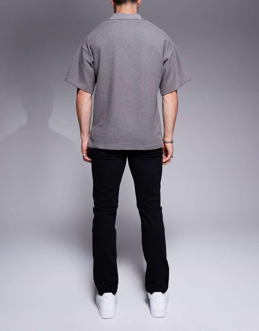 BOSS Orange Delaware jeans slim fit in black Product Image