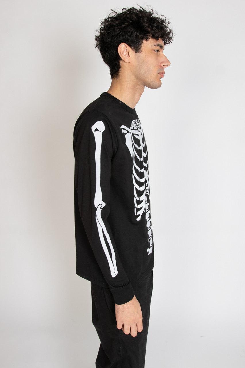 Skeleton Rib Cage Long Sleeve Tee Product Image