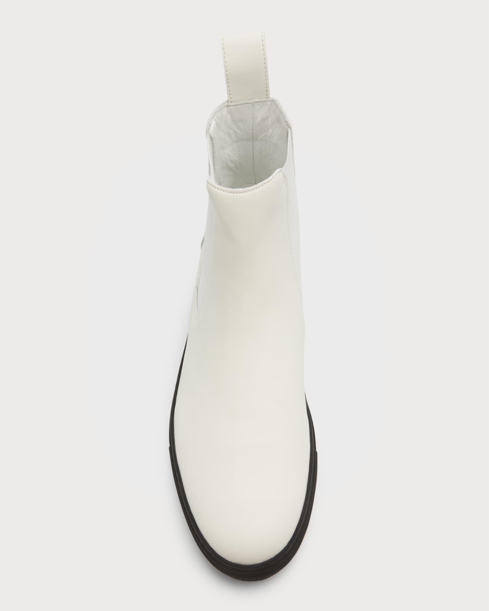 Men's Logo Leather Chelsea Boot Product Image