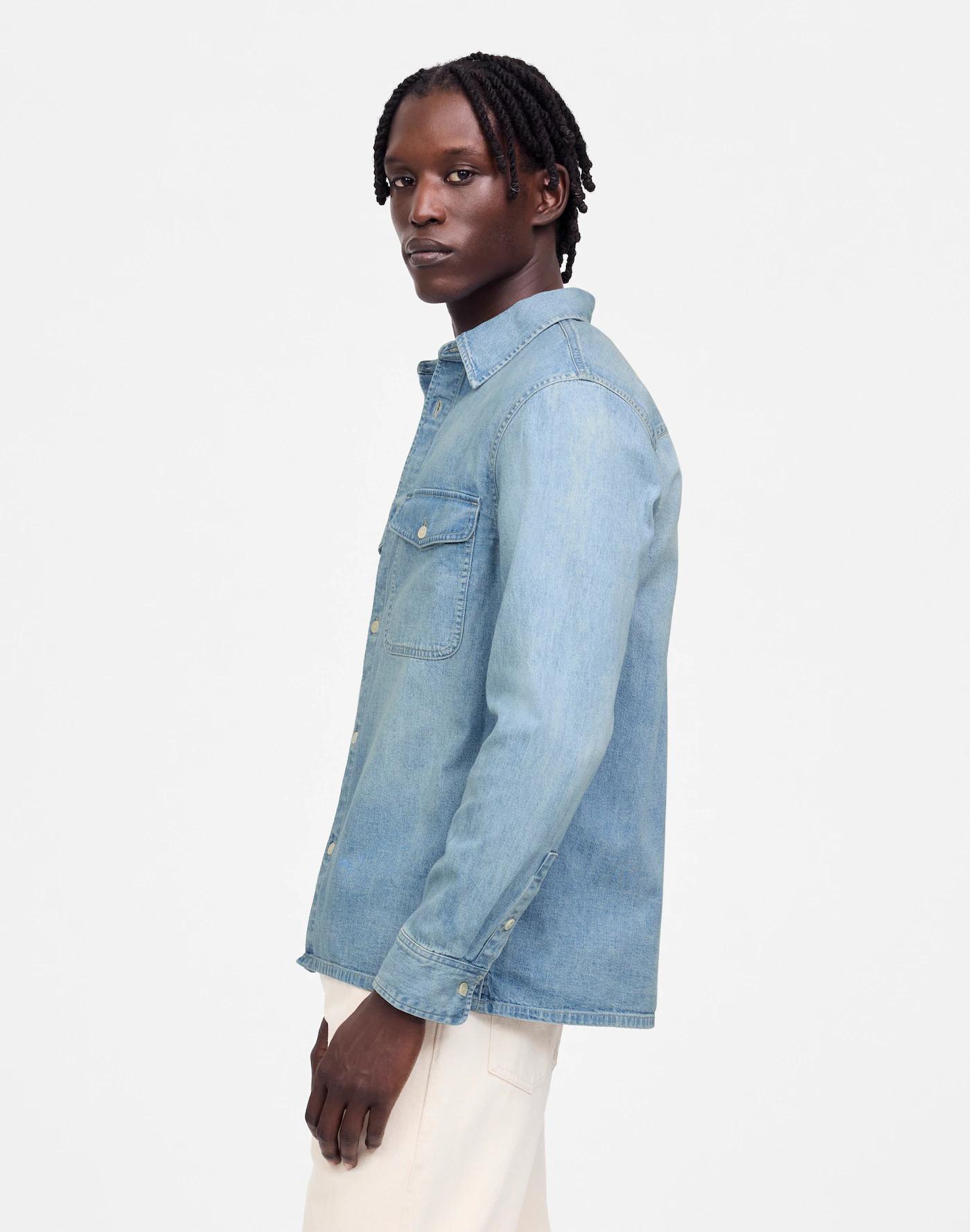 Work Shirt in Japanese Denim Product Image