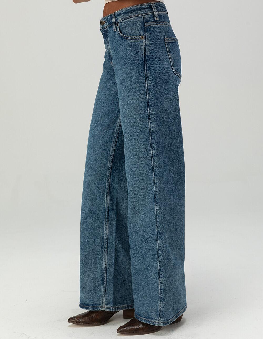 GUESS JEANS G11 Womens Wide Leg Jeans - MEDIUM WASH Product Image