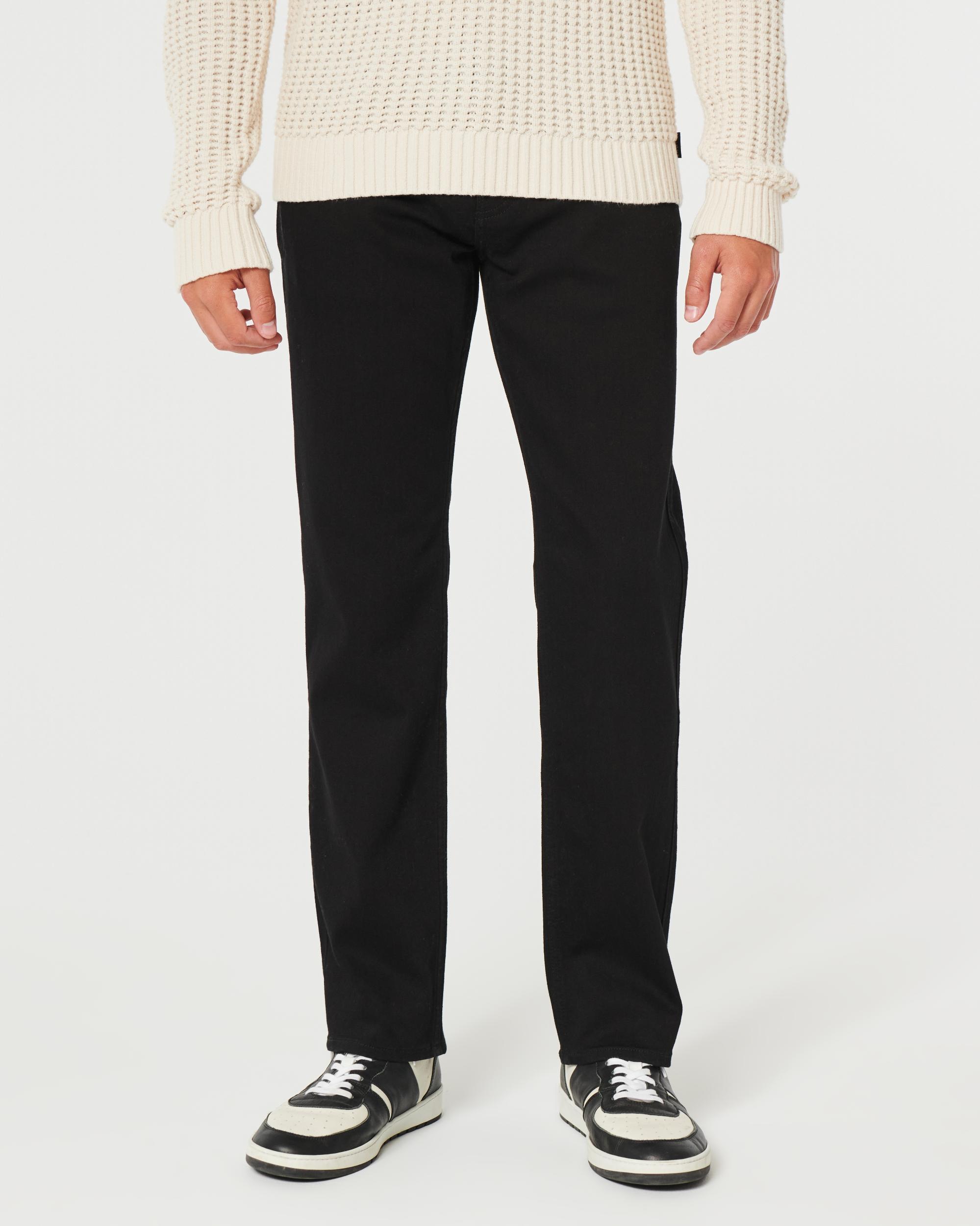 Black No Fade Straight Jeans Product Image