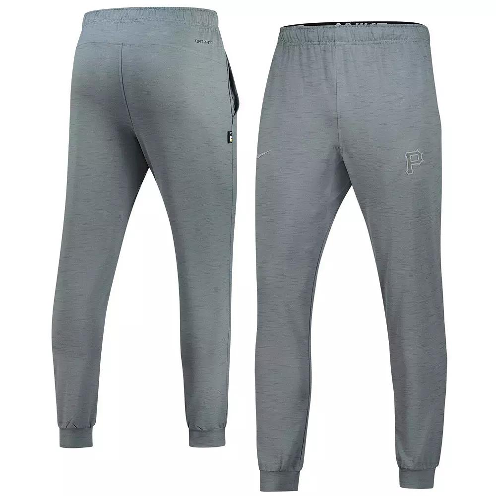 Men's Nike Heather Gray Pittsburgh Pirates Travel Performance Pants,  Product Image