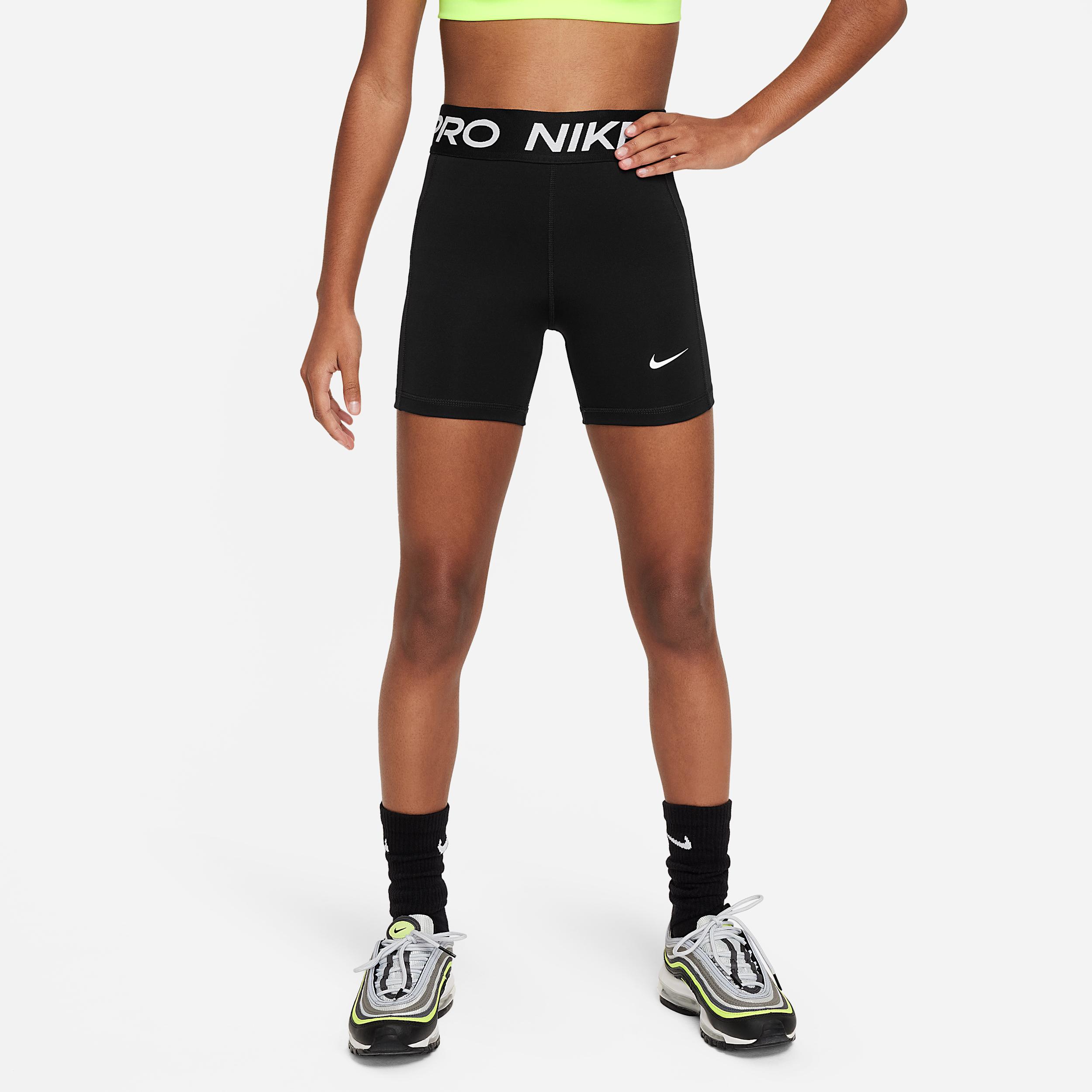 Womens Nike Pro Leak Protection: Period Girls Dri-FIT Shorts | FJ6861-010 Product Image